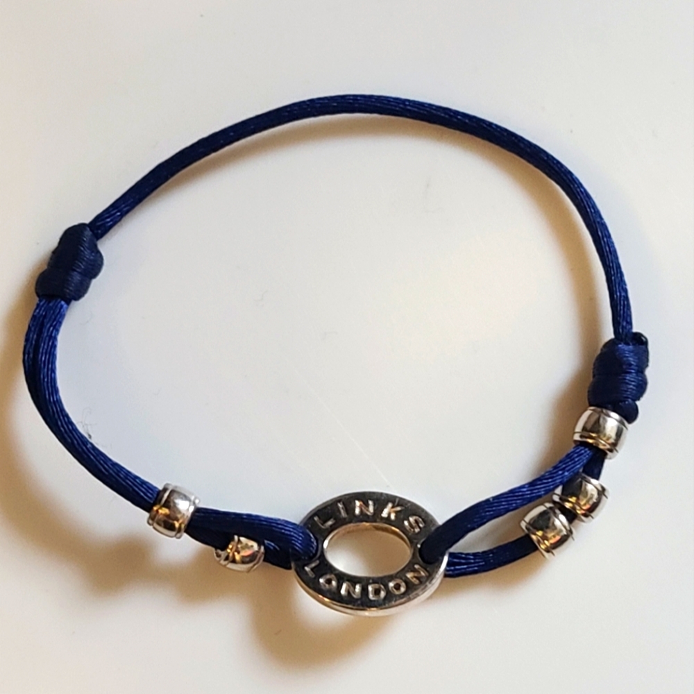 Links of London Blue Cord Friendship Bracelet